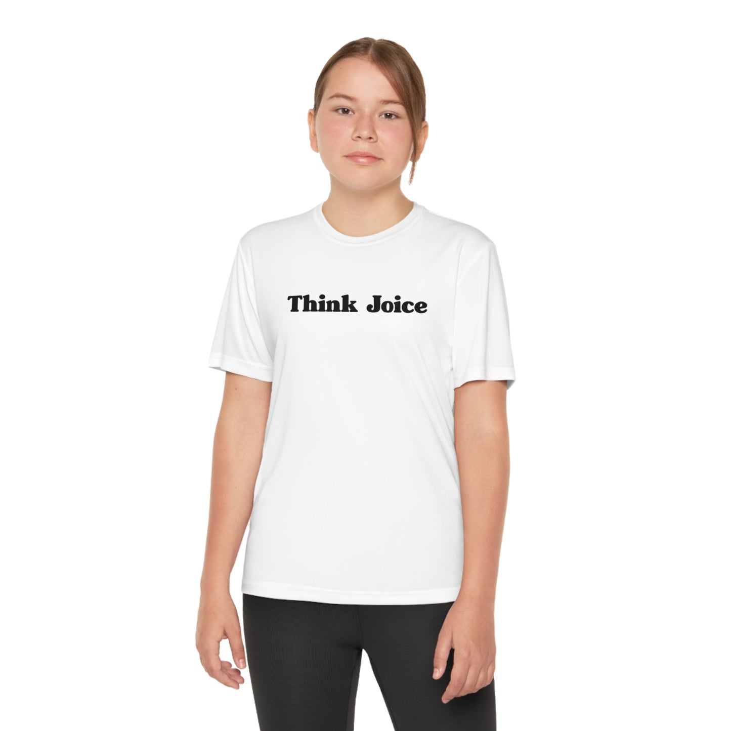 Kids' Think Joice Retro (black design) on Youth Competitor Tee