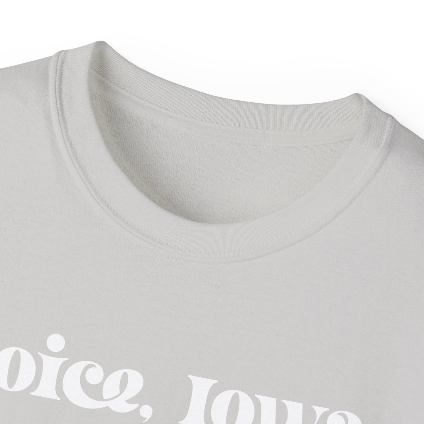 Joice, Iowa (White Design) on Unisex Ultra Cotton Short Sleeve Tee