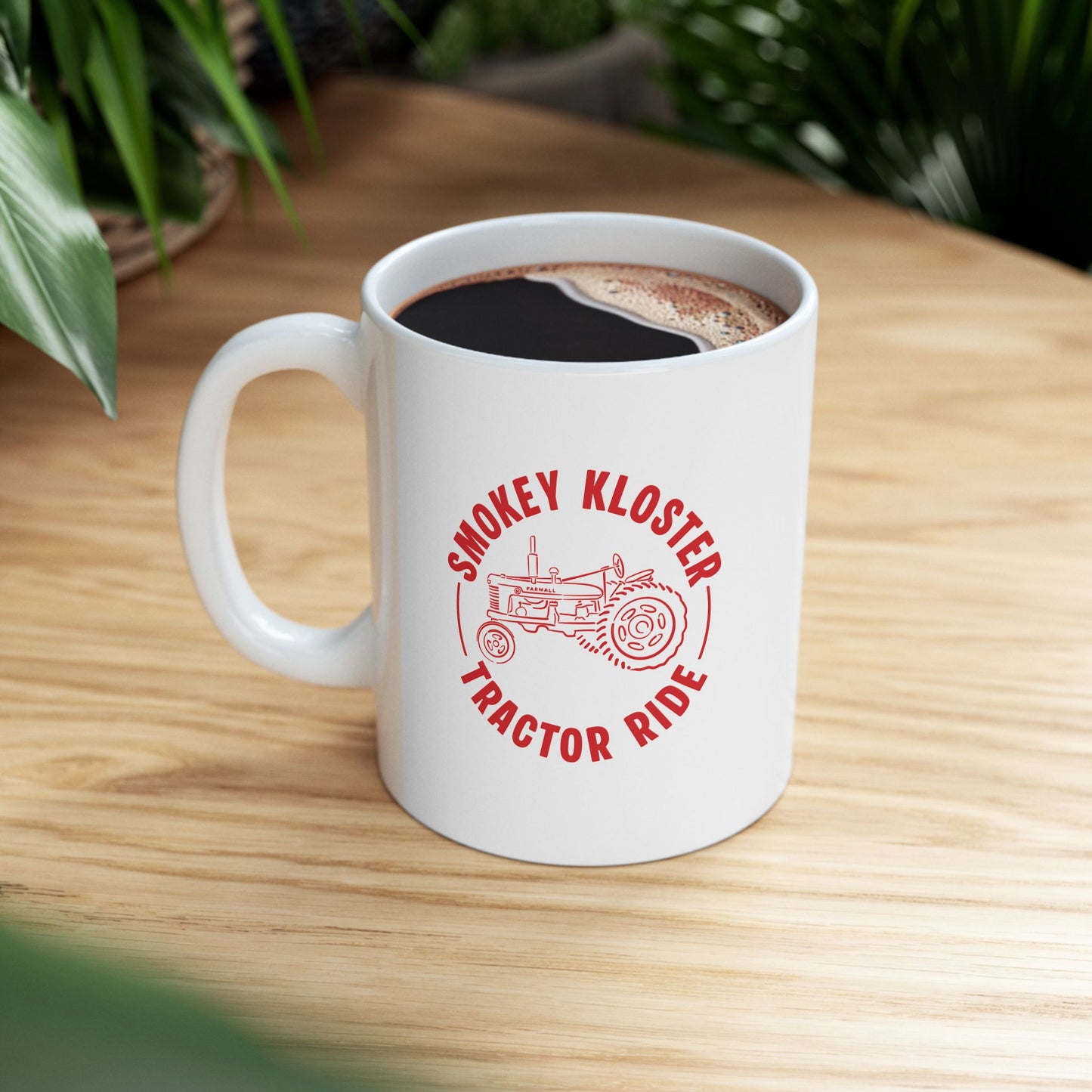 Smokey Kloster Tractor Ride Coffee Cup (11oz & 15oz)