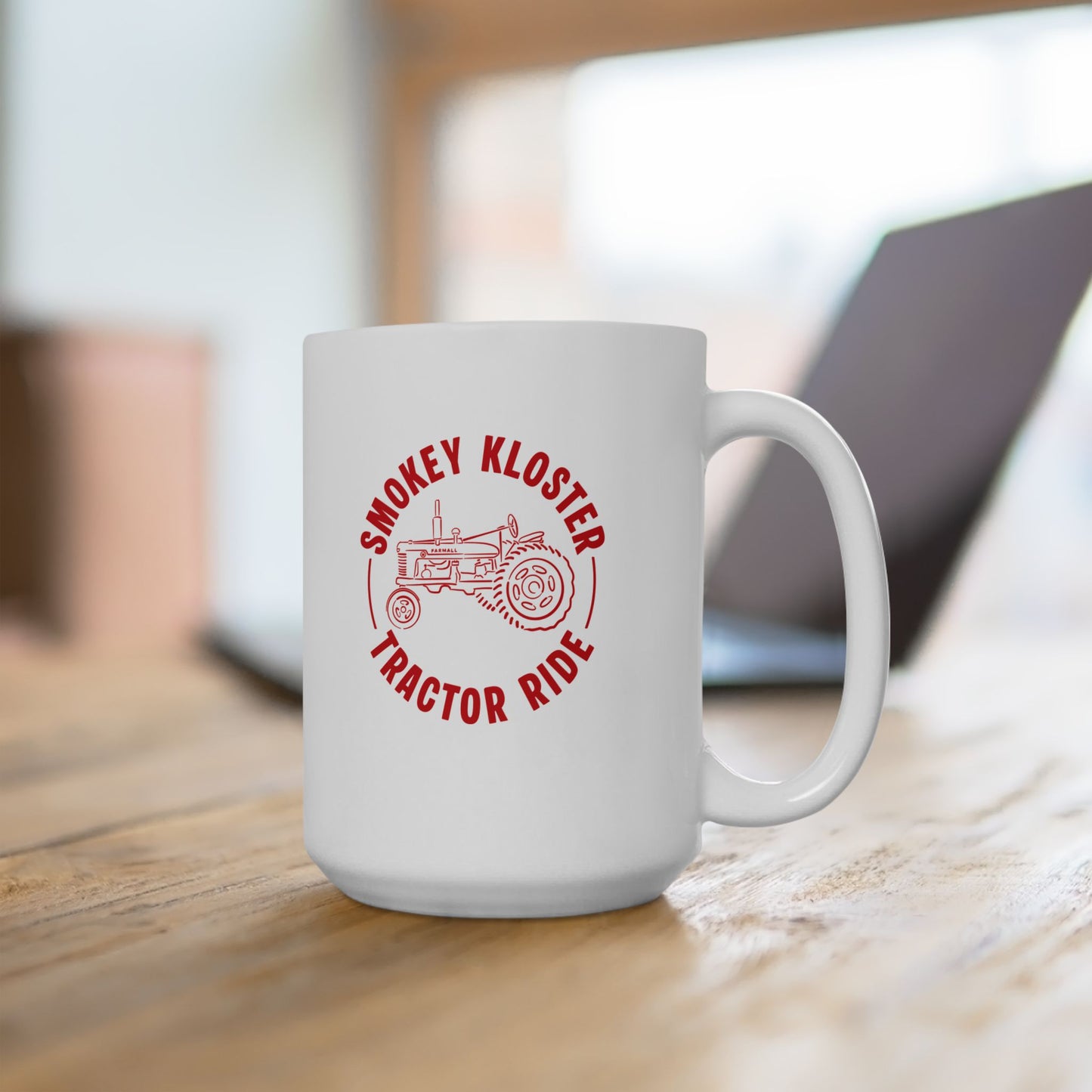 Smokey Kloster Tractor Ride Coffee Cup (11oz & 15oz)