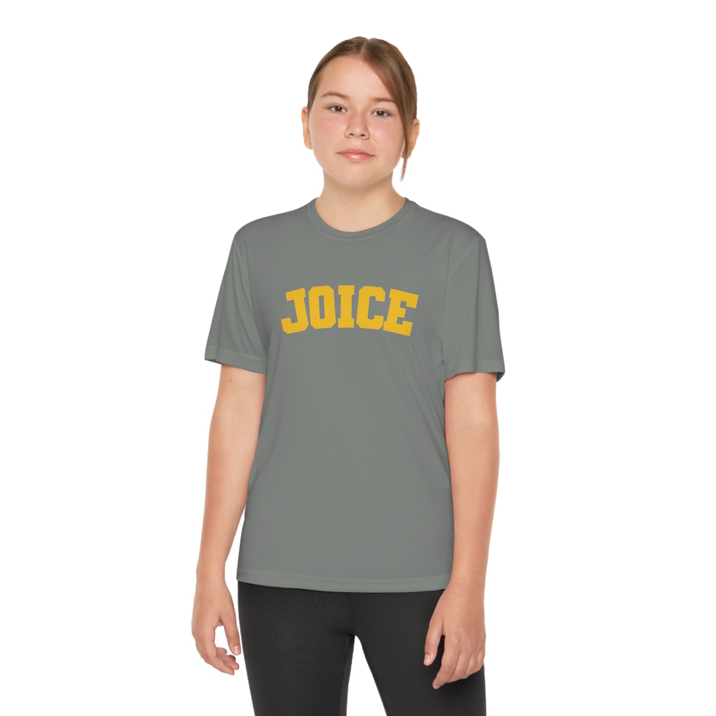 JOICE (yellow design) on Youth Competitor Tee