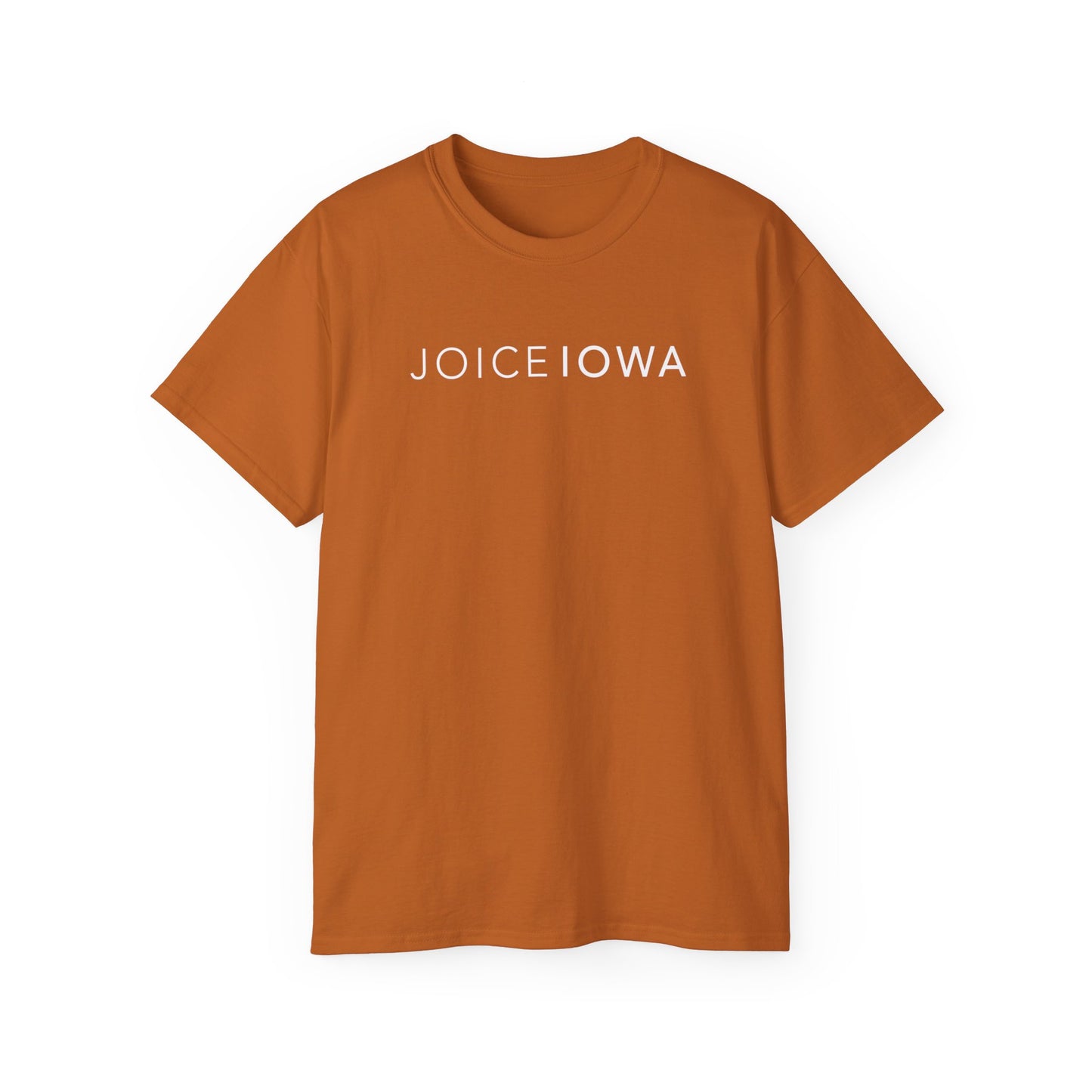 JOICE IOWA (White Design) on Unisex Ultra Cotton Short Sleeve Tee