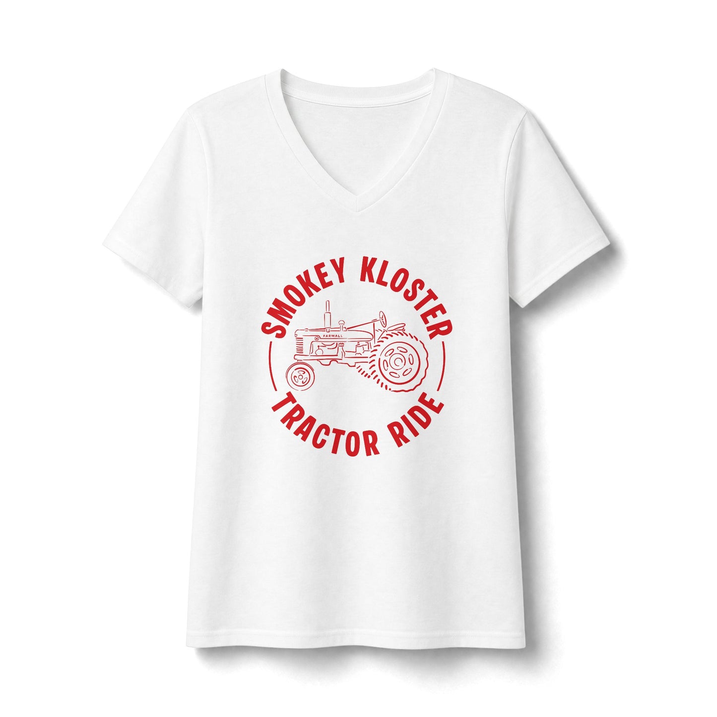 Smokey Kloster Tractor Ride V-Neck Tee