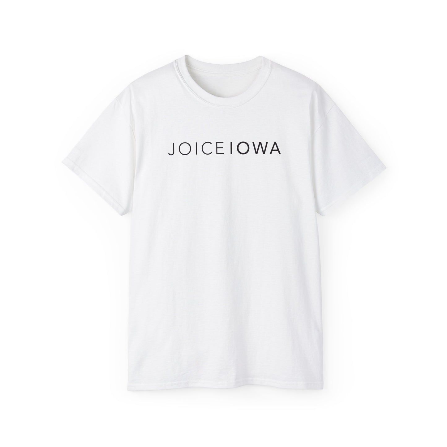 JOICE IOWA (Black Design) on Unisex Ultra Cotton Short Sleeve Tee