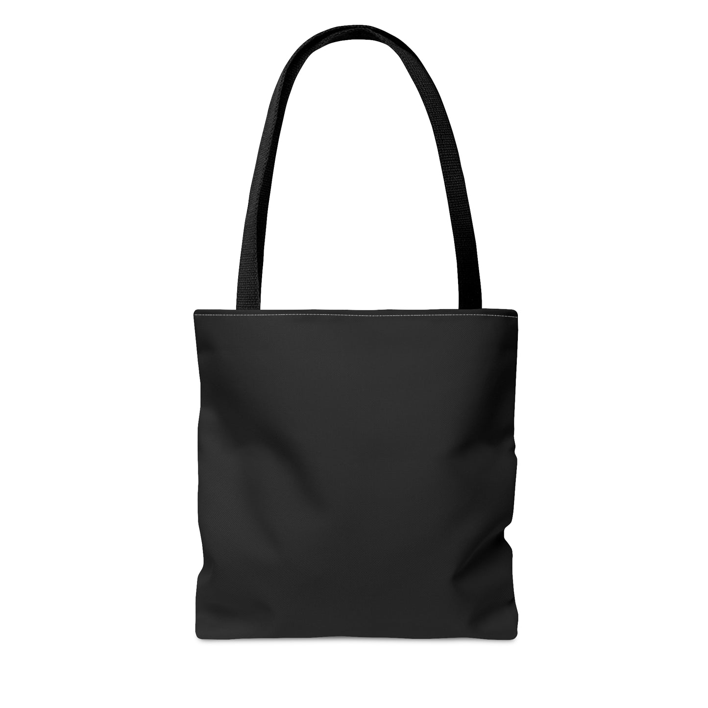 Think Joice (white design) on Black Tote Bag