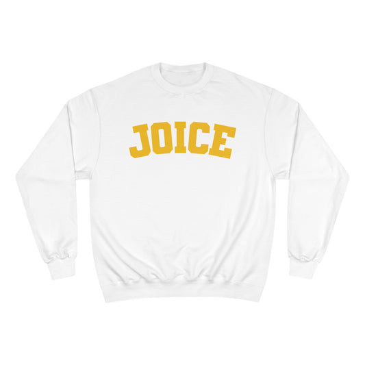 JOICE (yellow design) on Champion Sweatshirt