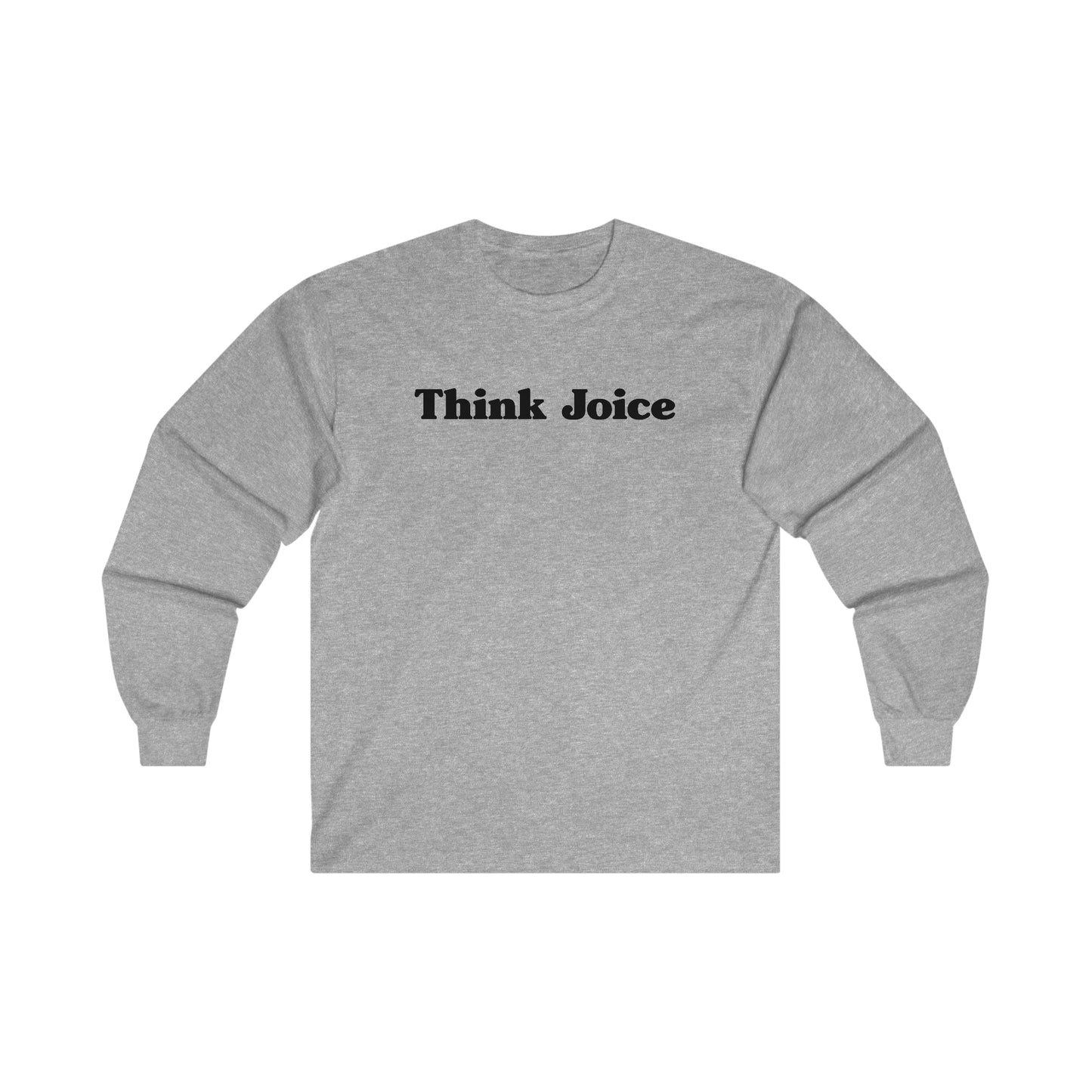 Think Joice Retro (black design) on Ultra Cotton Long Sleeve Tee