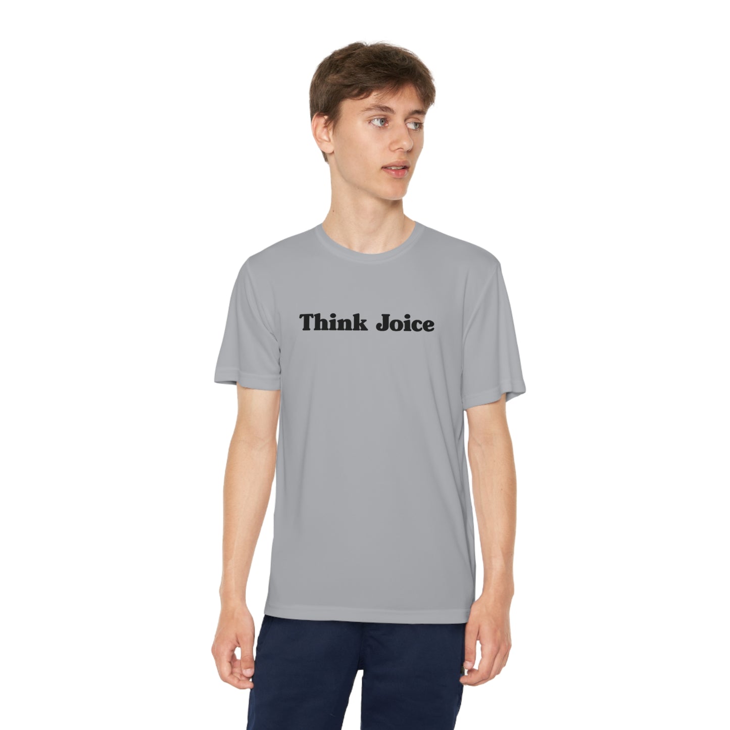 Kids' Think Joice Retro (black design) on Youth Competitor Tee