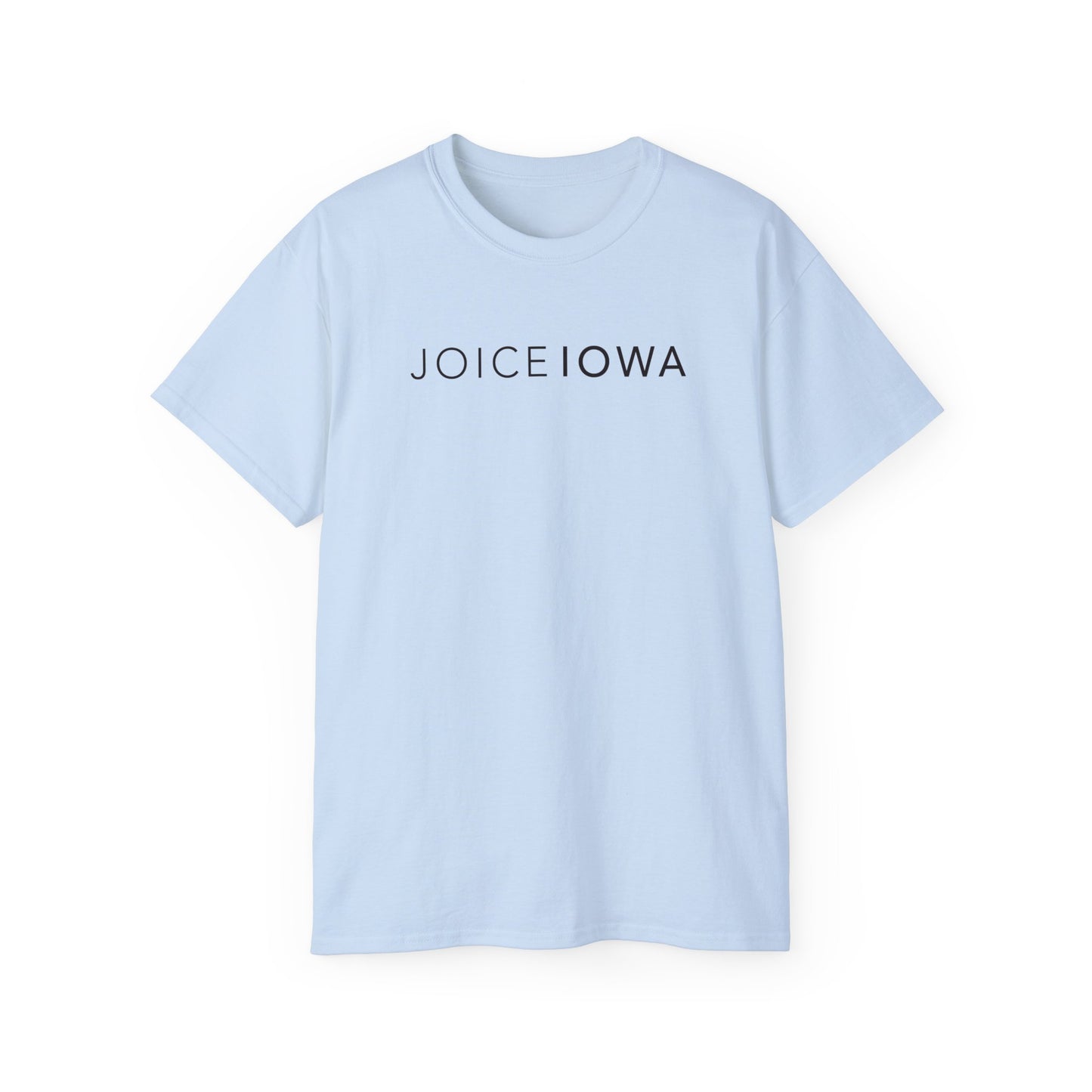 JOICE IOWA (Black Design) on Unisex Ultra Cotton Short Sleeve Tee