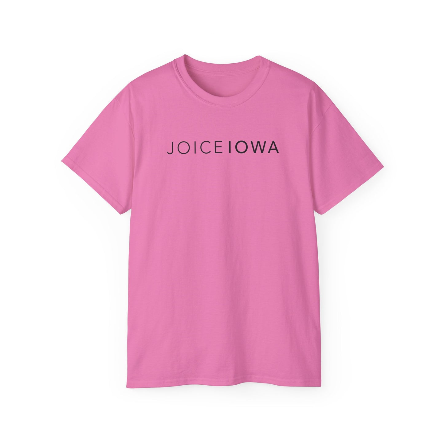 JOICE IOWA (Black Design) on Unisex Ultra Cotton Short Sleeve Tee