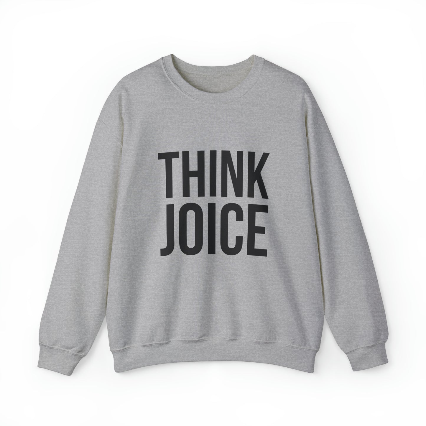 Think Joice (black design) on Unisex Heavy Blend™ Crewneck Sweatshirt