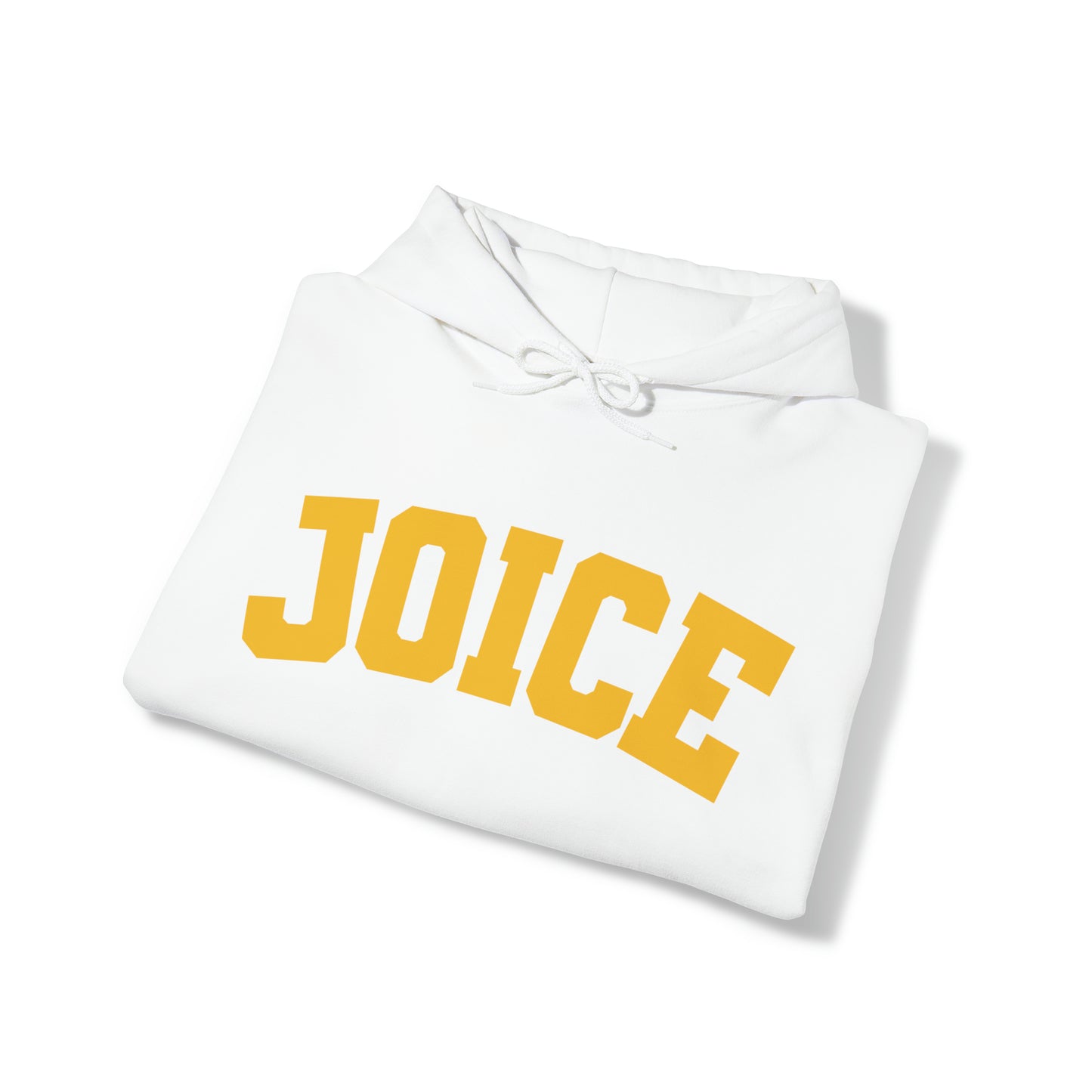 JOICE (yellow design) on Unisex Heavy Blend™ Hooded Sweatshirt