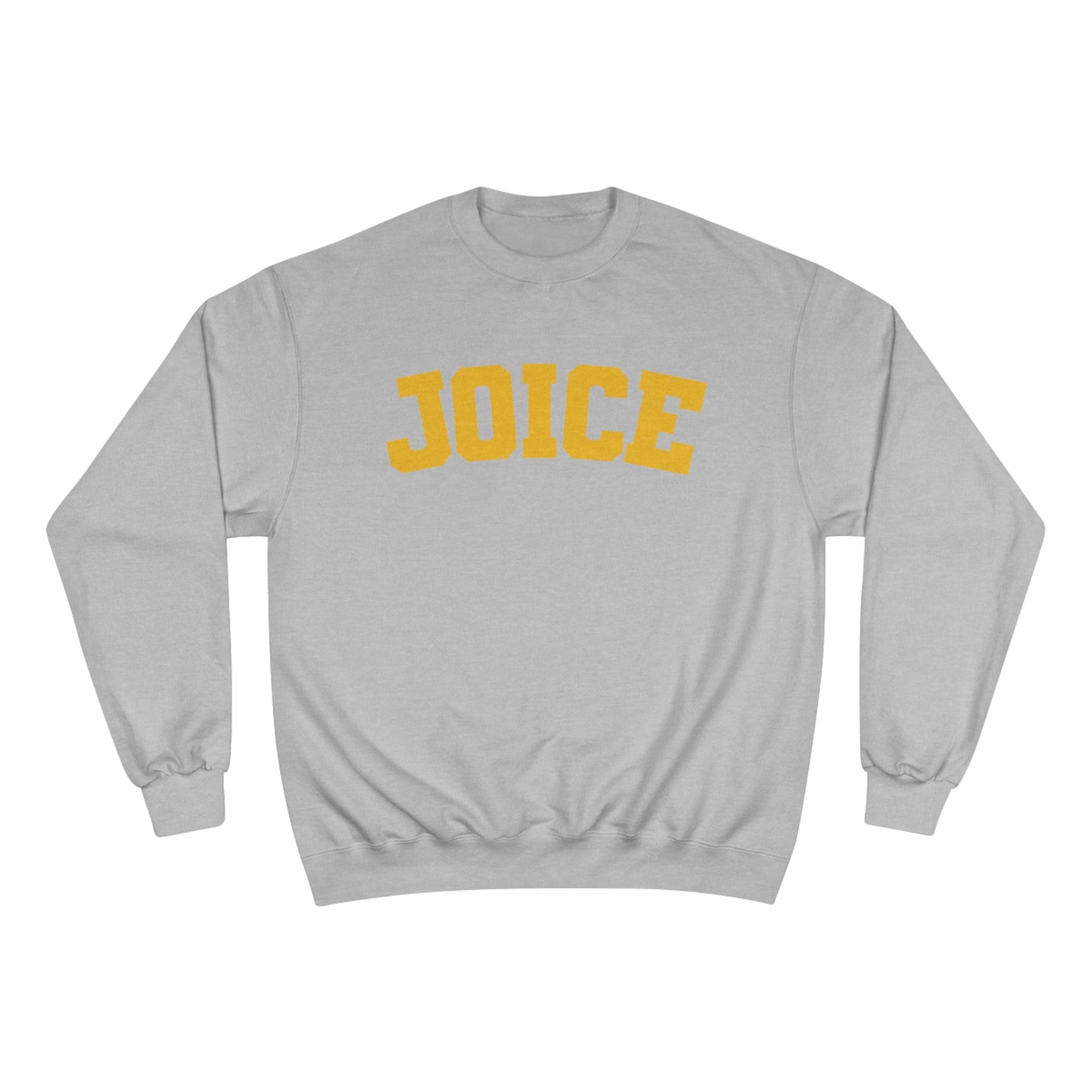 JOICE (yellow design) on Champion Sweatshirt