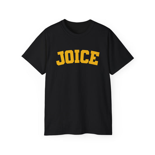 JOICE (yellow design) on Unisex Ultra Cotton Short Sleeve Tee