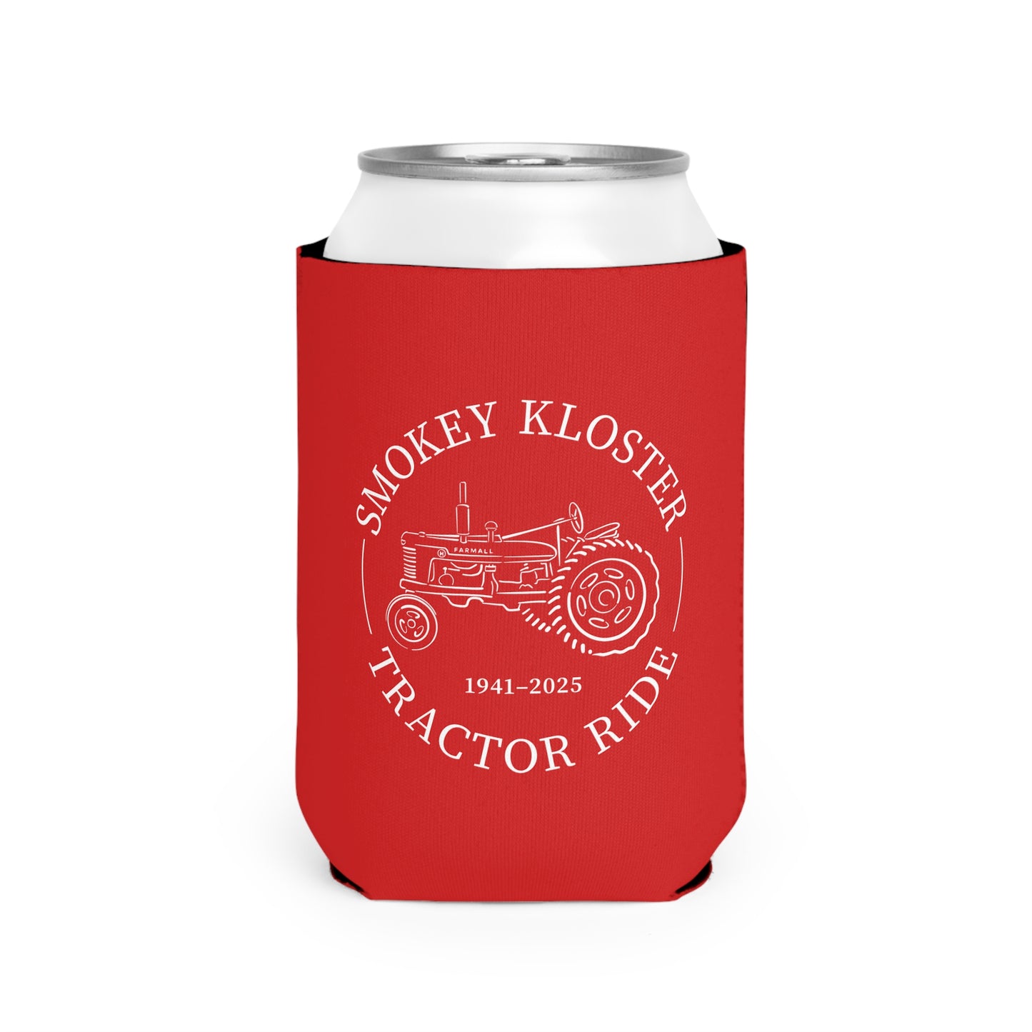 Smokey Kloster Tractor Ride Can Cooler Sleeve