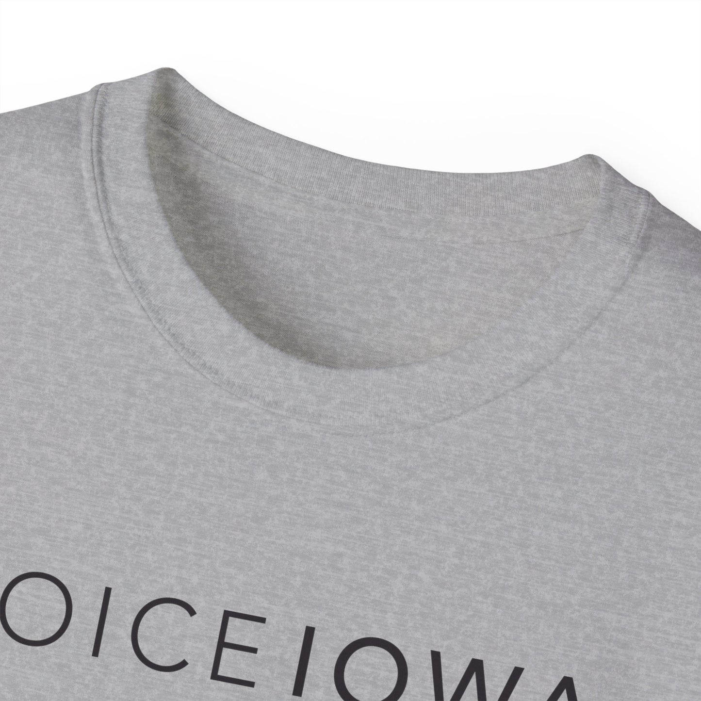 JOICE IOWA (Black Design) on Unisex Ultra Cotton Short Sleeve Tee