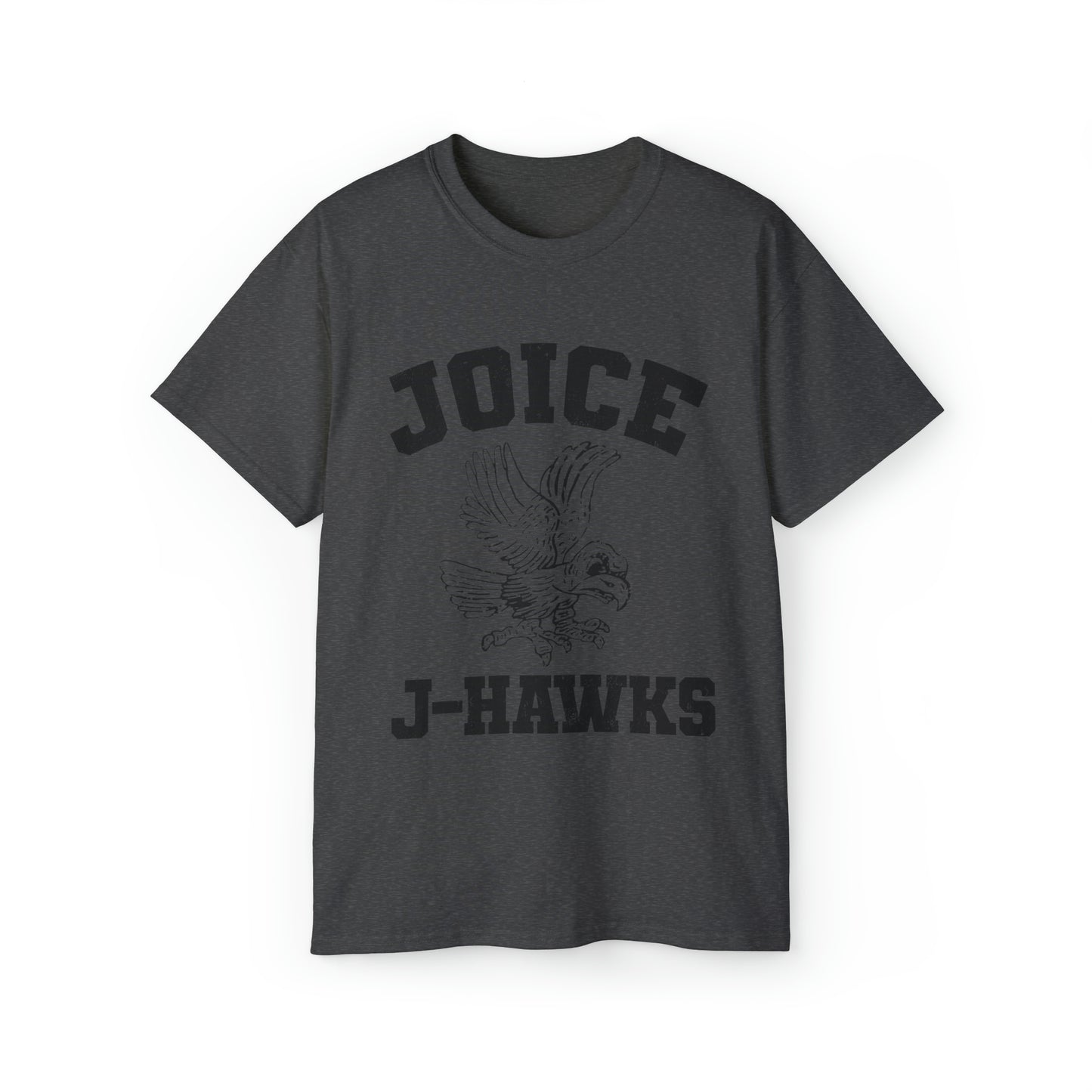 Throwback Joice J-Hawks (worn black design) on Unisex Ultra Cotton Short Sleeve Tee