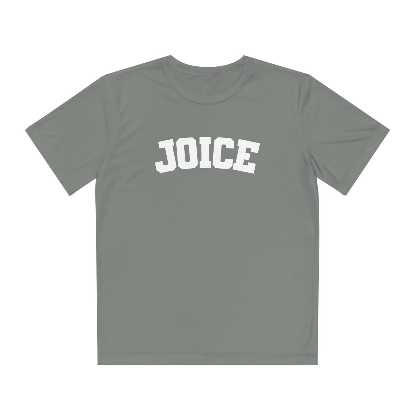 JOICE (white design) on Youth Competitor Tee