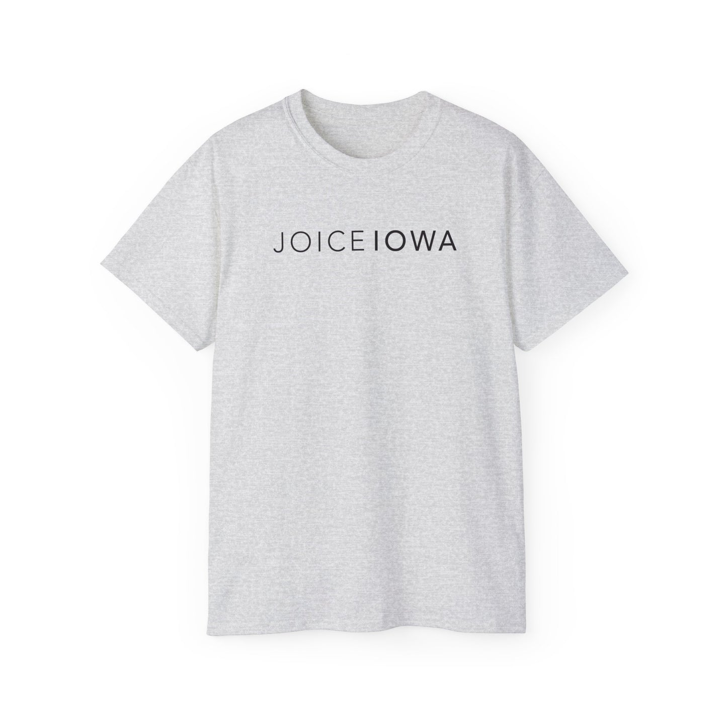 JOICE IOWA (Black Design) on Unisex Ultra Cotton Short Sleeve Tee