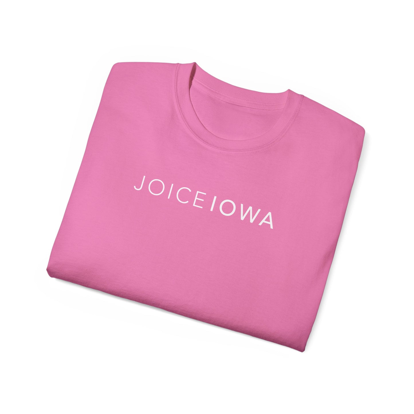 Copy of JOICE IOWA (White Design) on Unisex Ultra Cotton Short Sleeve Tee