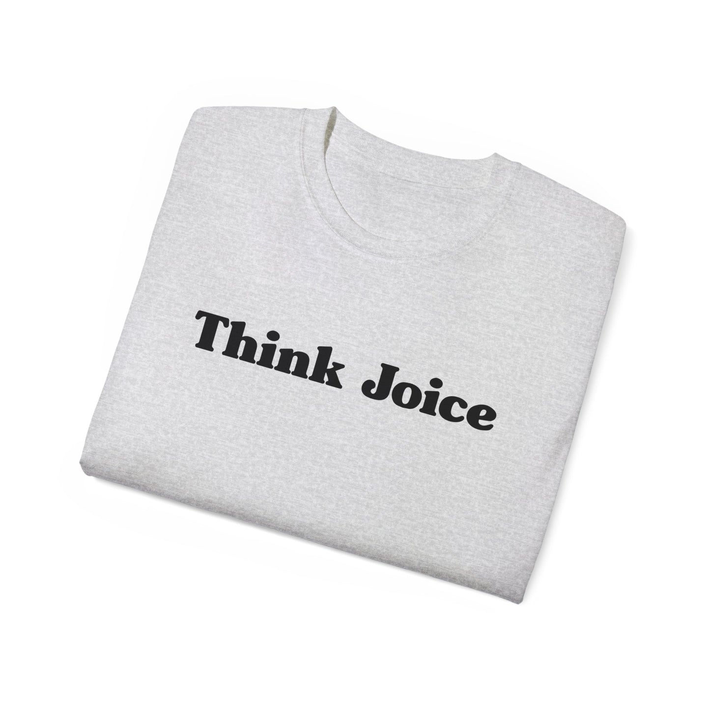 Think Joice Retro (black design) on Unisex Ultra Cotton Short Sleeve Tee