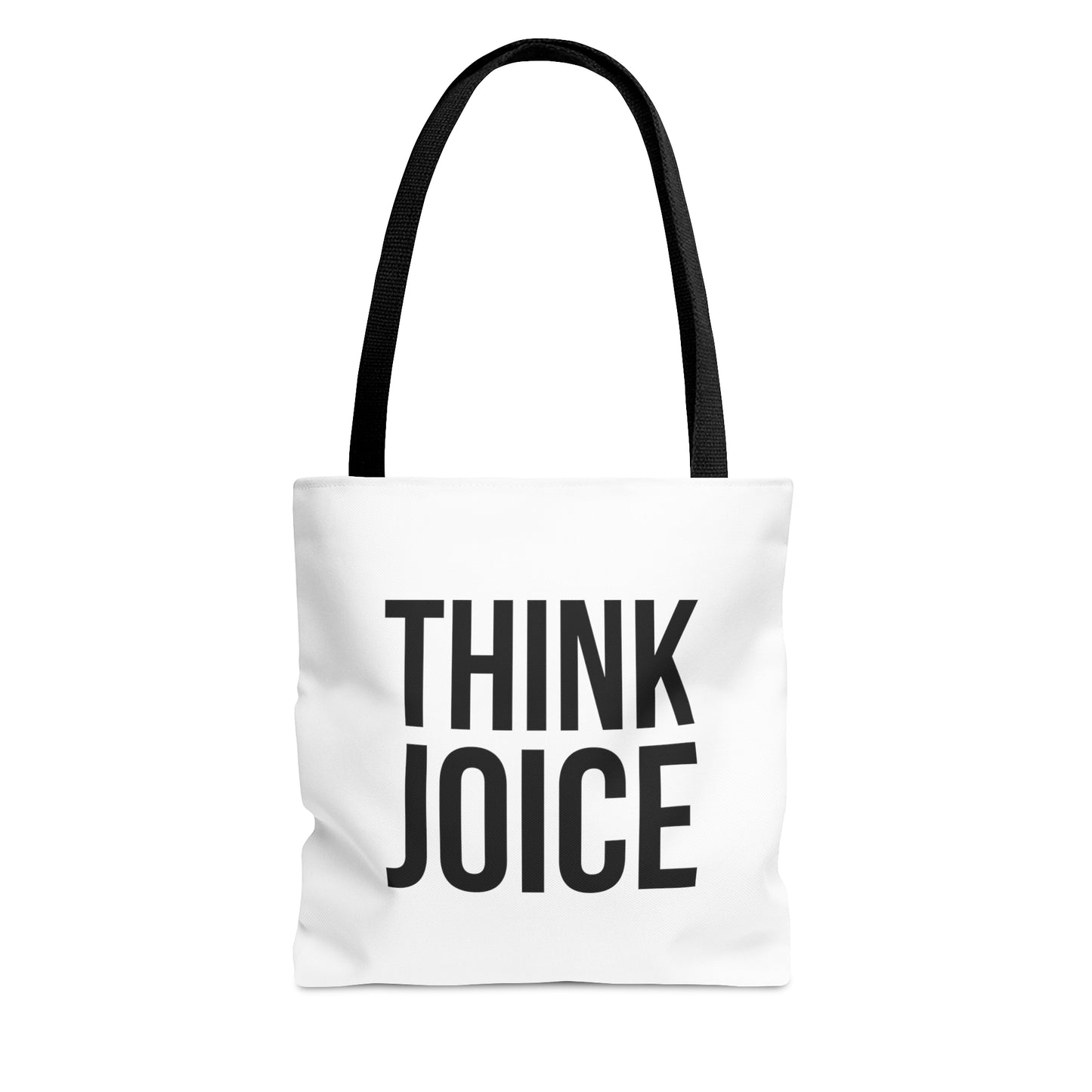 Think Joice (black design) on White Tote Bag