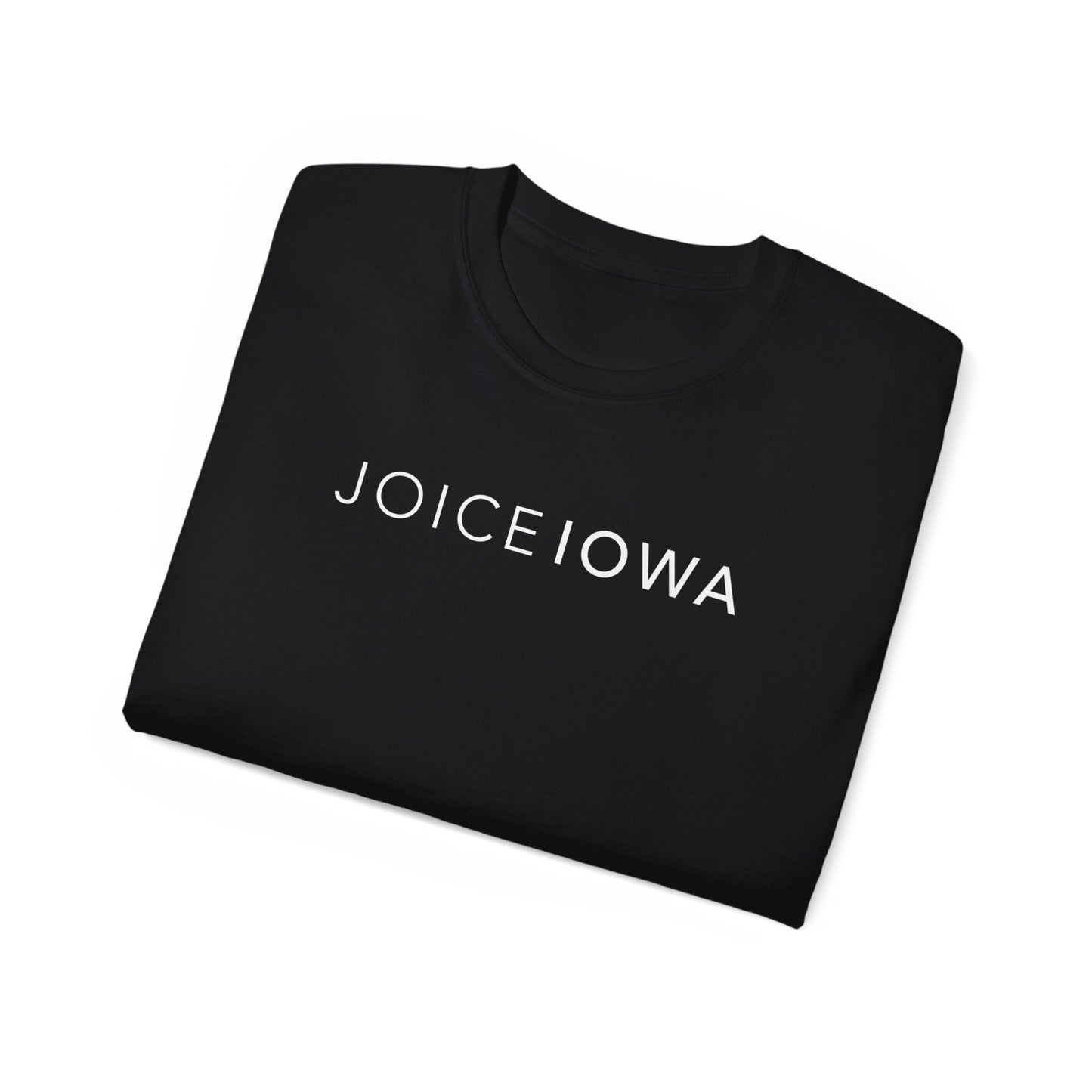 JOICE IOWA (White Design) on Unisex Ultra Cotton Short Sleeve Tee