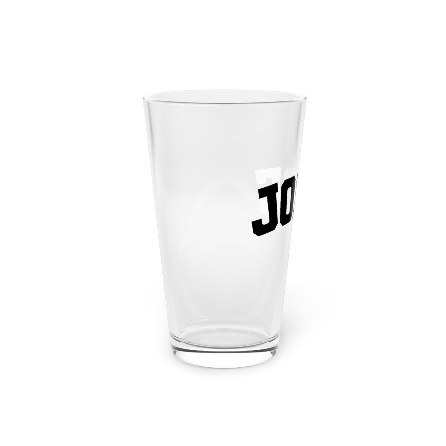 JOICE (black design) on Pint Glass, 16oz