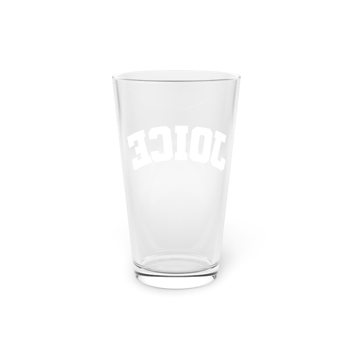 JOICE (white design) on Pint Glass, 16oz