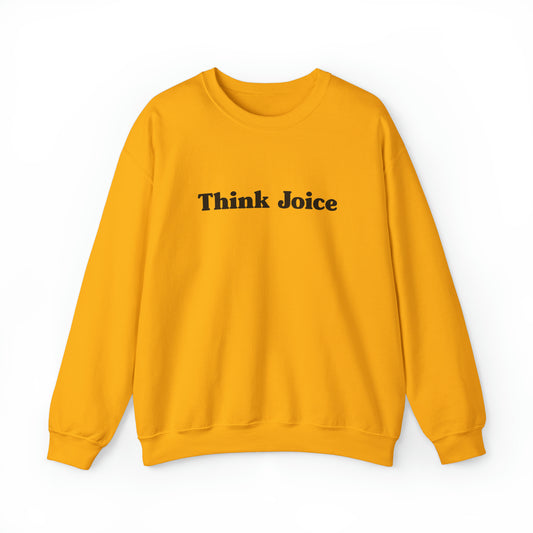 Think Joice Retro (black design) on Unisex Heavy Blend™ Crewneck Sweatshirt