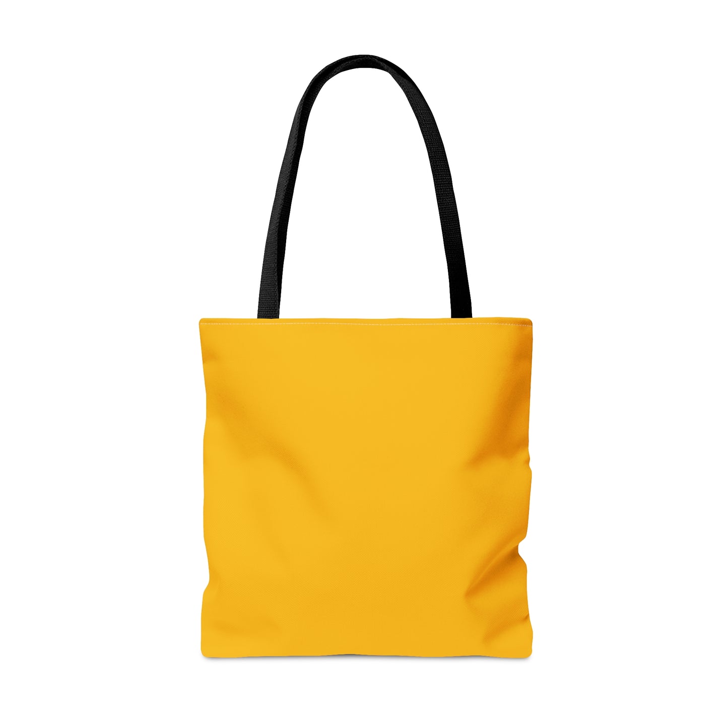 Think Joice Retro (black design) on Dark Yellow Tote Bag