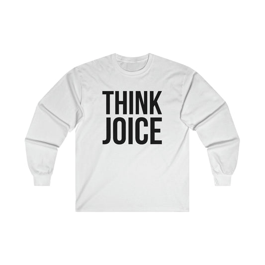 Think Joice (black design) on Ultra Cotton Long Sleeve Tee