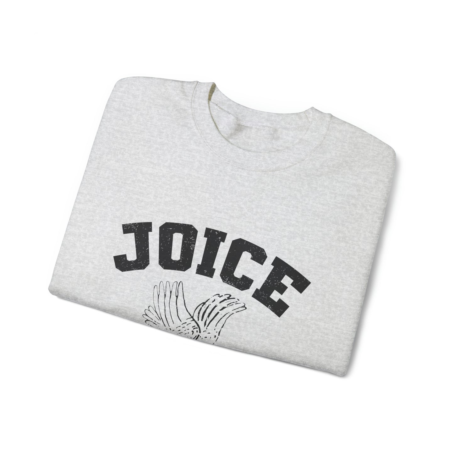 Throwback Joice J-Hawks (worn black design) on Unisex Heavy Blend™ Crewneck Sweatshirt