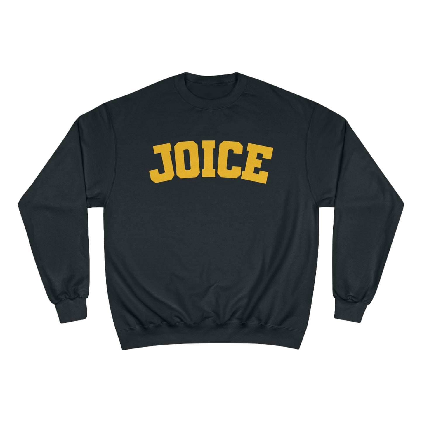 JOICE (yellow design) on Champion Sweatshirt