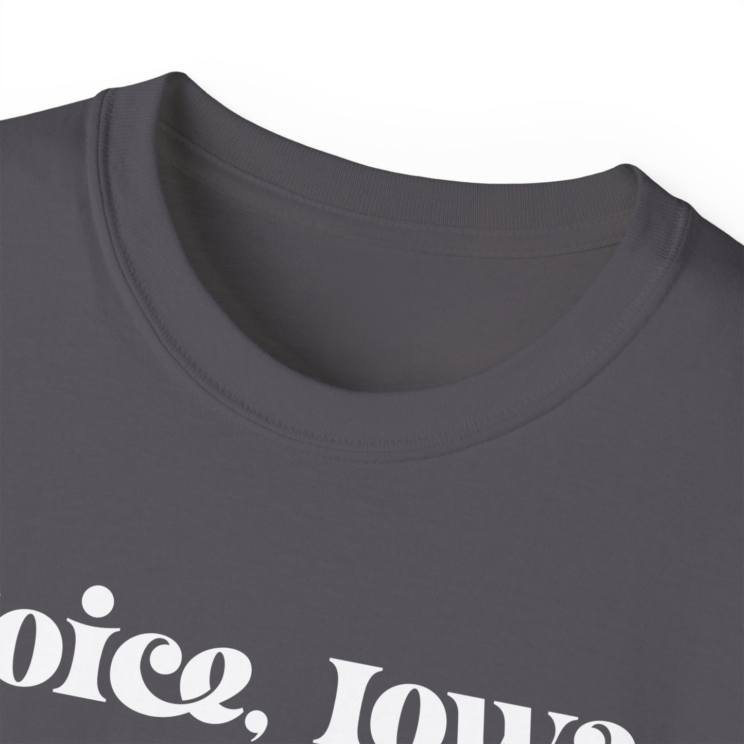 Joice, Iowa (White Design) on Unisex Ultra Cotton Short Sleeve Tee