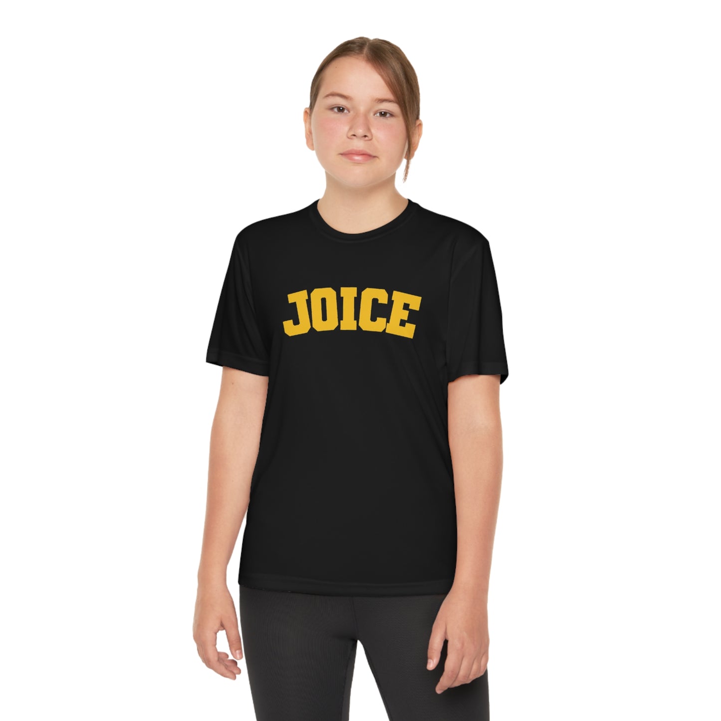 JOICE (yellow design) on Youth Competitor Tee