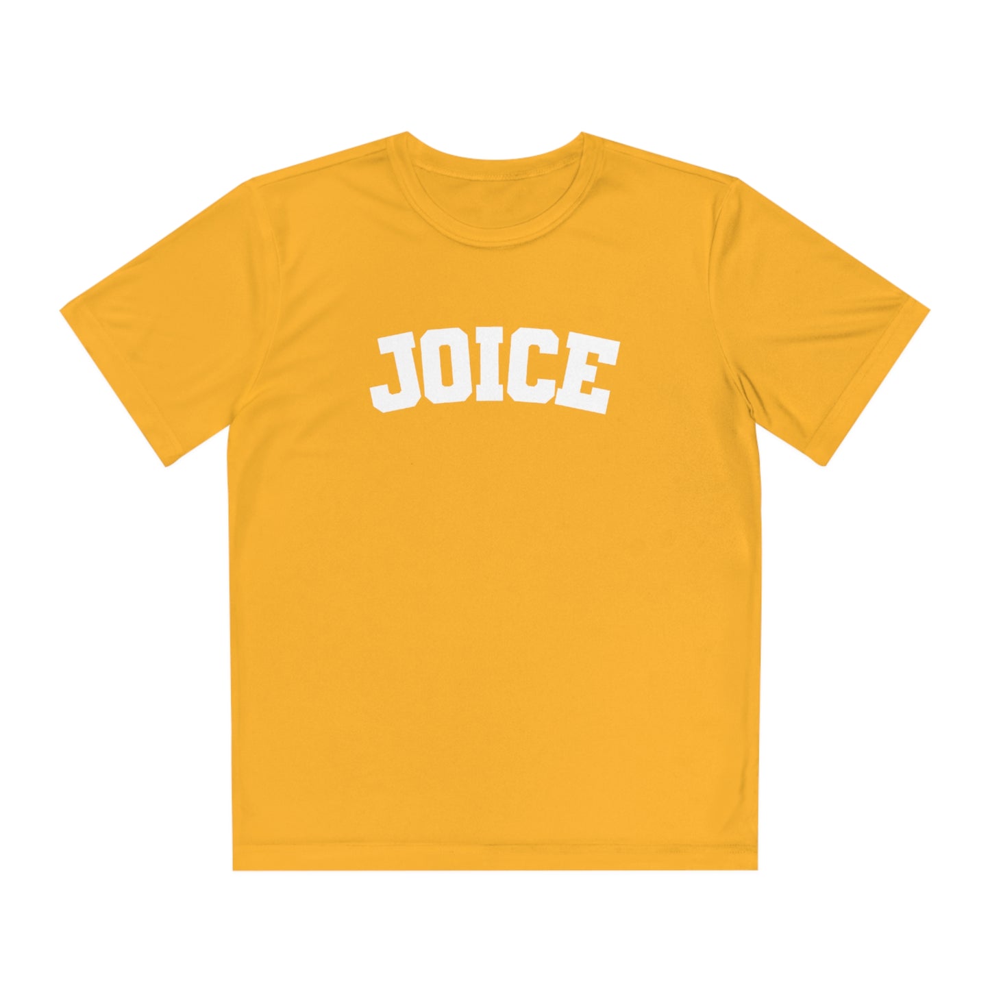 JOICE (white design) on Youth Competitor Tee