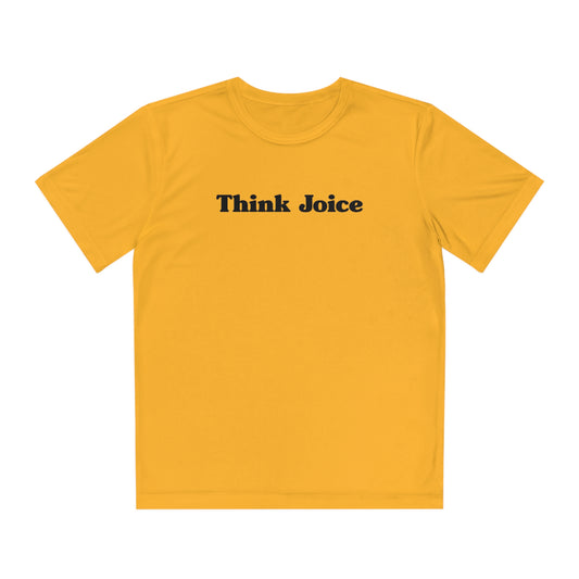 Kids' Think Joice Retro (black design) on Youth Competitor Tee