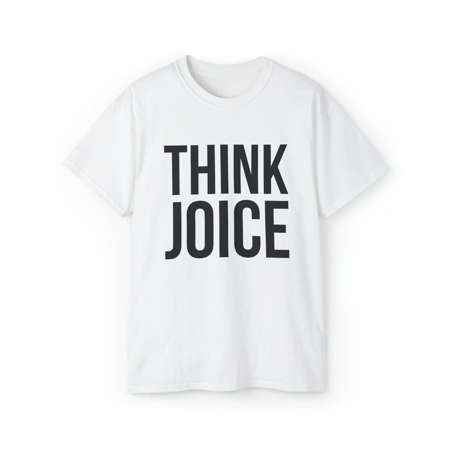 Think Joice (black design) on Unisex Ultra Cotton Short Sleeve Tee