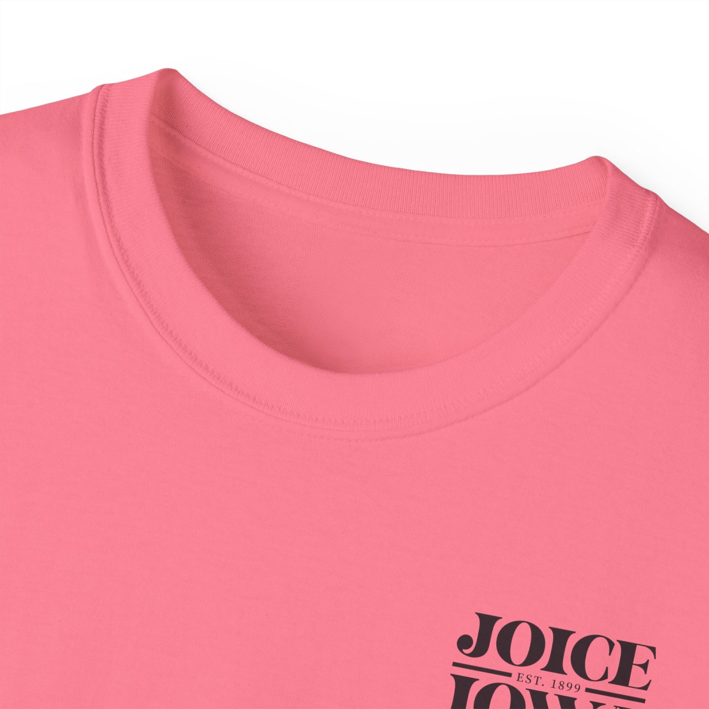 Joice, Iowa Est. 1899 (Black Design) on Unisex Ultra Cotton Short Sleeve Tee