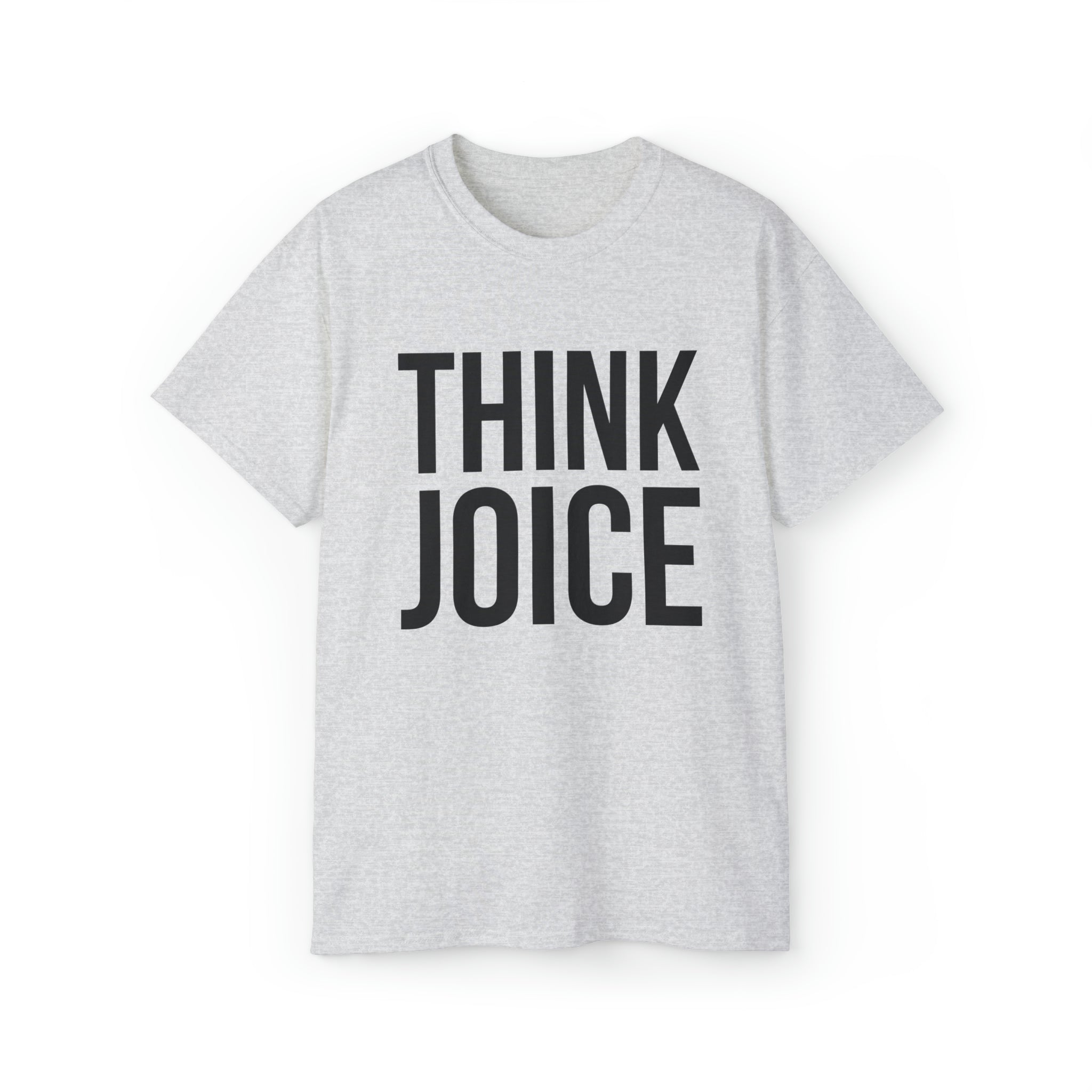 Think Joice (black design) on Unisex Ultra Cotton Short