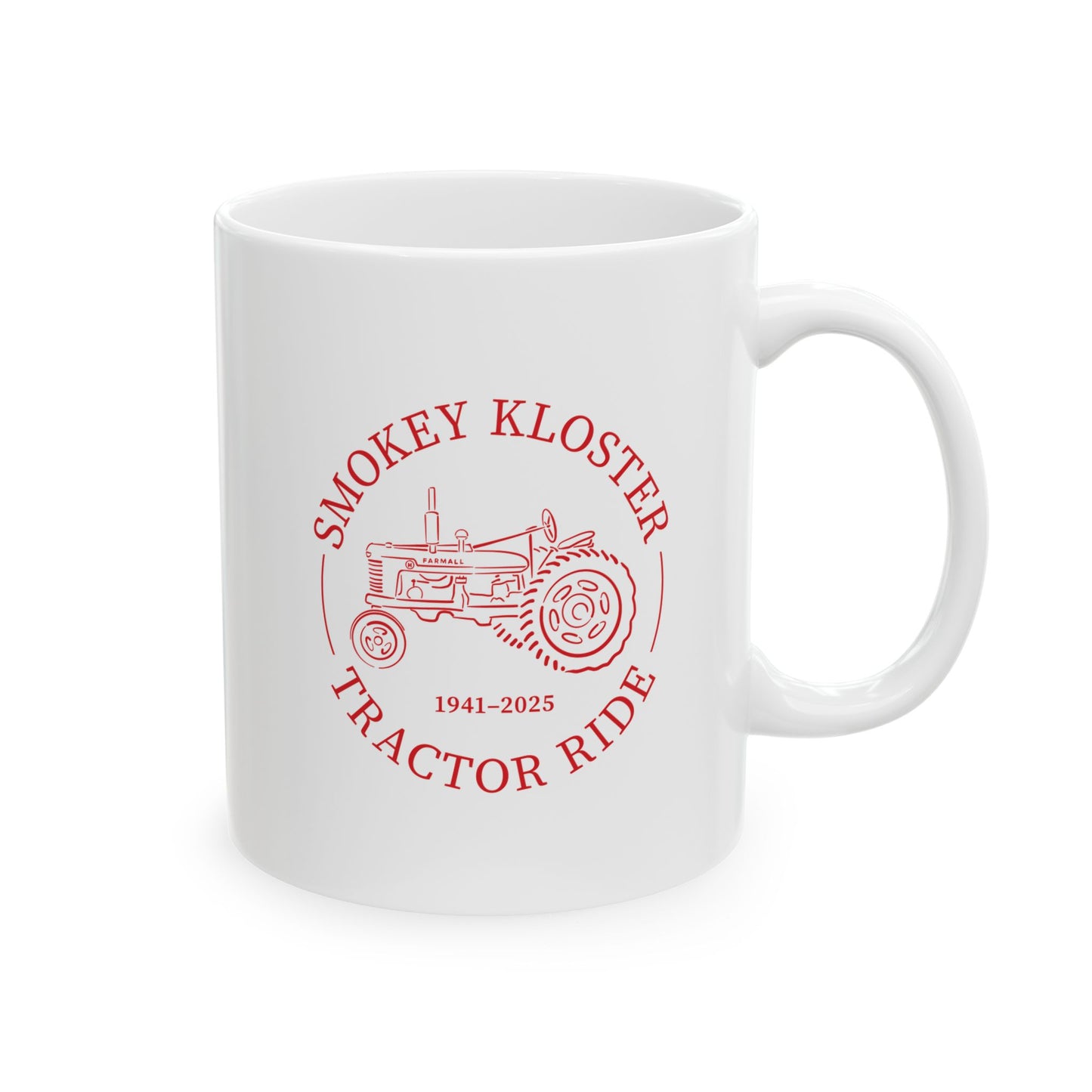 Smokey Kloster Tractor Ride Coffee Cup (11oz & 15oz)