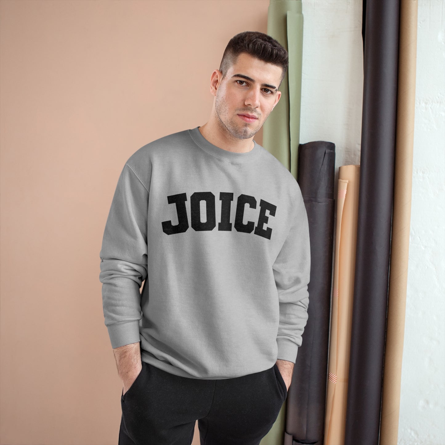 JOICE (black design) on Champion Sweatshirt