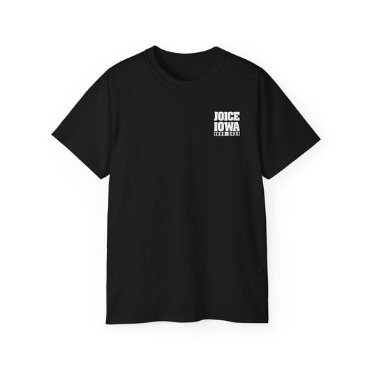 Joice, Iowa 1899-2024 (Black Design) on Unisex Ultra Cotton Short Sleeve Tee