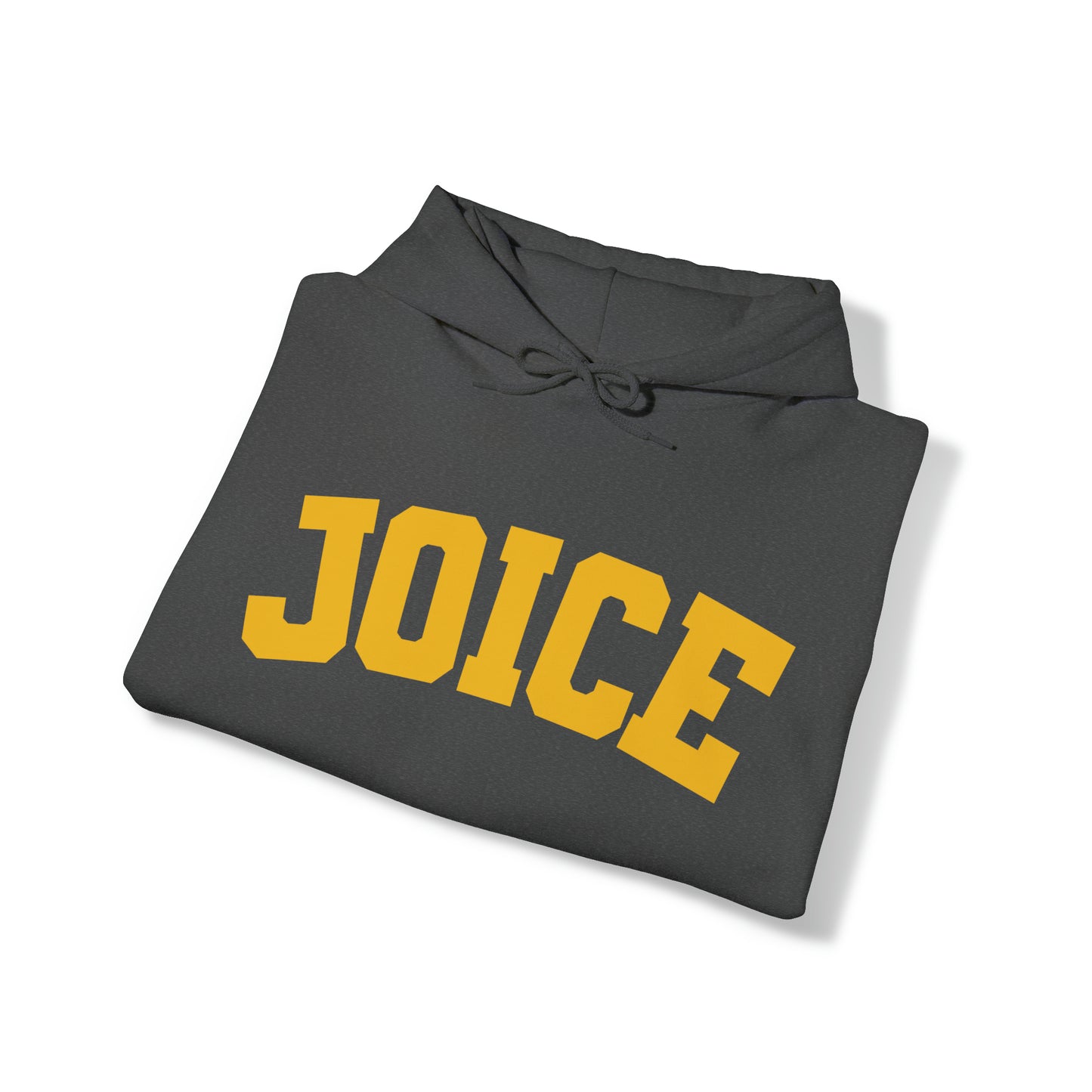 JOICE (yellow design) on Unisex Heavy Blend™ Hooded Sweatshirt